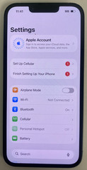 Apple iPhone 14 MPUA3LL/A 128GB – FirstNet/AT&T -Midnight -Battery Health 100%!!