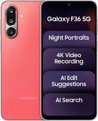 Samsung Galaxy F36 5G Red 6GB 128GB-Global Version-Factory Unlocked Smartphone
