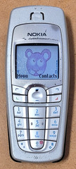 Nokia 6010 – Silver and Blue ( T-Mobile ) Cellular GSM Phone