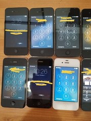 Lot of 30 Apple iPhone 4 /4s 8GB/16GB A1332/A1387/A1349(NON SIM MODEL)For parts