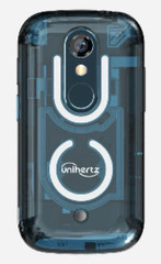 Unihertz Jelly 2E 256GB Blue Android 4G 3in 48MP Unlocked Smartphone