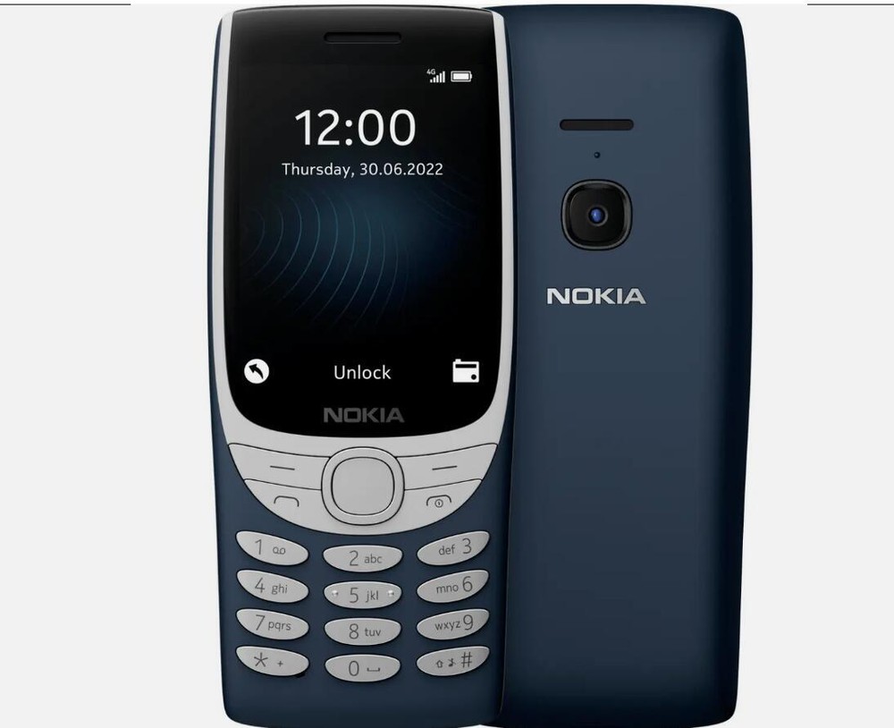 Dual SIM Nokia 8210 4G Big Keyboad 128MB 48MB RAM 2.8″ 4G LTE 0.3MP Phone