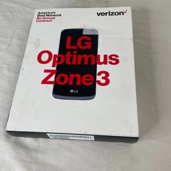 LG Optimus Zone 3 Verizon Prepaid Smartphone 8GB Black No Contract New Sealed