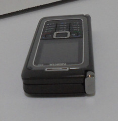 Nokia E90 Slide Cell Phone 3G Bluetooth GPS NoteBook Camera Battery Untested