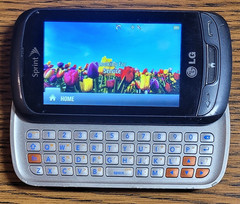 LG Rumor Reflex LN272 – Titan Gray ( Sprint ) Cellular Slider Phone