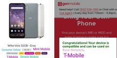 T-Mobile Wiko Voix U616at GSM Unlocked Metro/Boost/Consumer/Mint Mobile/H2O