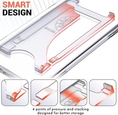 Minimalist Wallet Case for Moto G Stylus 5G 2025, Clear with Card Holder & Stand