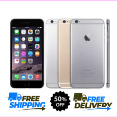 Apple iPhone 6 Plus 16GB/64GB Unlocked – Silver, Gold, Space Gray – Free Ship!