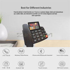Android LTE Fixed Wireless landline 4G SIM network video phone universal elderly