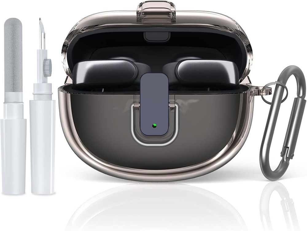 Secure Lock for Bose Ultra Open Earbuds Case(2024) Clear TPU Shockproof Cover