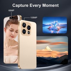16PM 5G Unlocked Smartphone,12GB+512GB 7000mAh Fully Cell Phone for Android 1…