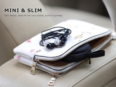 Mini-Portable Hard Shell Earbuds Case for Apple EarPods Headphones USB-C Wired