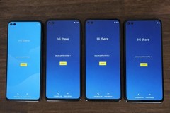 Lot of 4 Open Box Motorola One 5G – 128 GB – Blue Verizon & ATT Excellent Cond.
