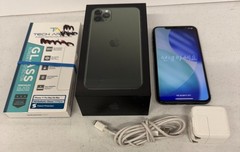 Apple iPhone 11 Pro Max 256GB A2161 Midnight Green Unlocked MWGN2LL/A w/Box NICE