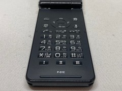 Panasonic P-01E Docomo FOMA Flip Phone Keitai Mobile Phone Black Japanese Tested