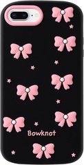 Cute Phone Case for iPhone 7 Plus, Bow iPhone 8 Plus Cases, 3D Cartoon Cover