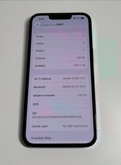 Apple iPhone 13 Pro Blue 128GB (Unlocked) A2483 CRACKED REAR GLASS + SPEAKER