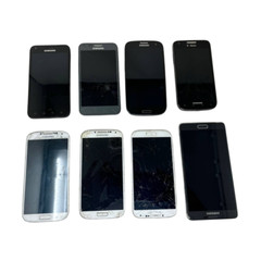 Lot of 8 Phones Samsung Galaxy S2 S3 S4 Note 4 AMOLED 5″ Android 13MP UNTESTED