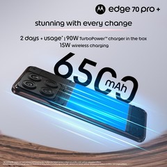 MOTOROLA Edge 70 Pro+ (Stormy Sea, 256GB 12GB RAM) Dimensity 8500 Extreme.