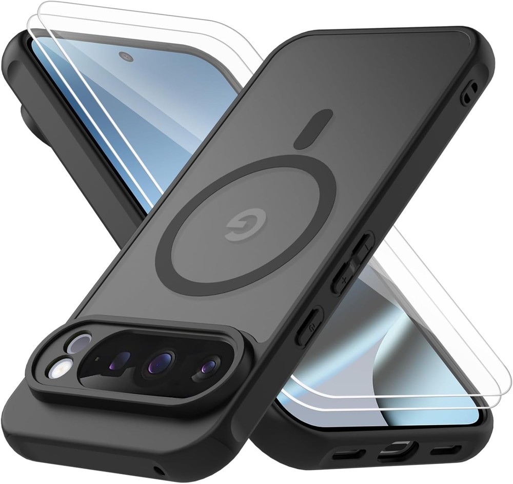 Magnetic Case for Google Pixel 10 Pro XL, Drop Protection Slim Translucent Matte