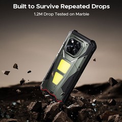 DOOGEE V MAX PLAY 5G 4G Projector Rugged Phone Android 15 NFC Mobile Waterproof