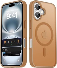iPhone 16 Plus Case, Magnetic Phone Cover, Military Grade Protection, Black