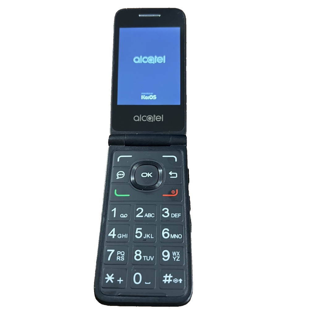 Alcatel MyFlip A405DL TracFone Flip Phone Tested Working Factory Reset