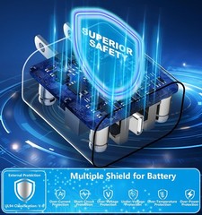 2 Pack 40W USB-C Fast Charger Block for iPhone 17/17 Pro with 6FT Cord