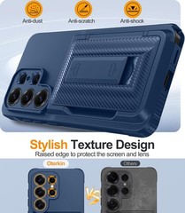 Wallet & Rugged Phone Case for Samsung Galaxy S26 Ultra 6.9 Inch RFID Blocking