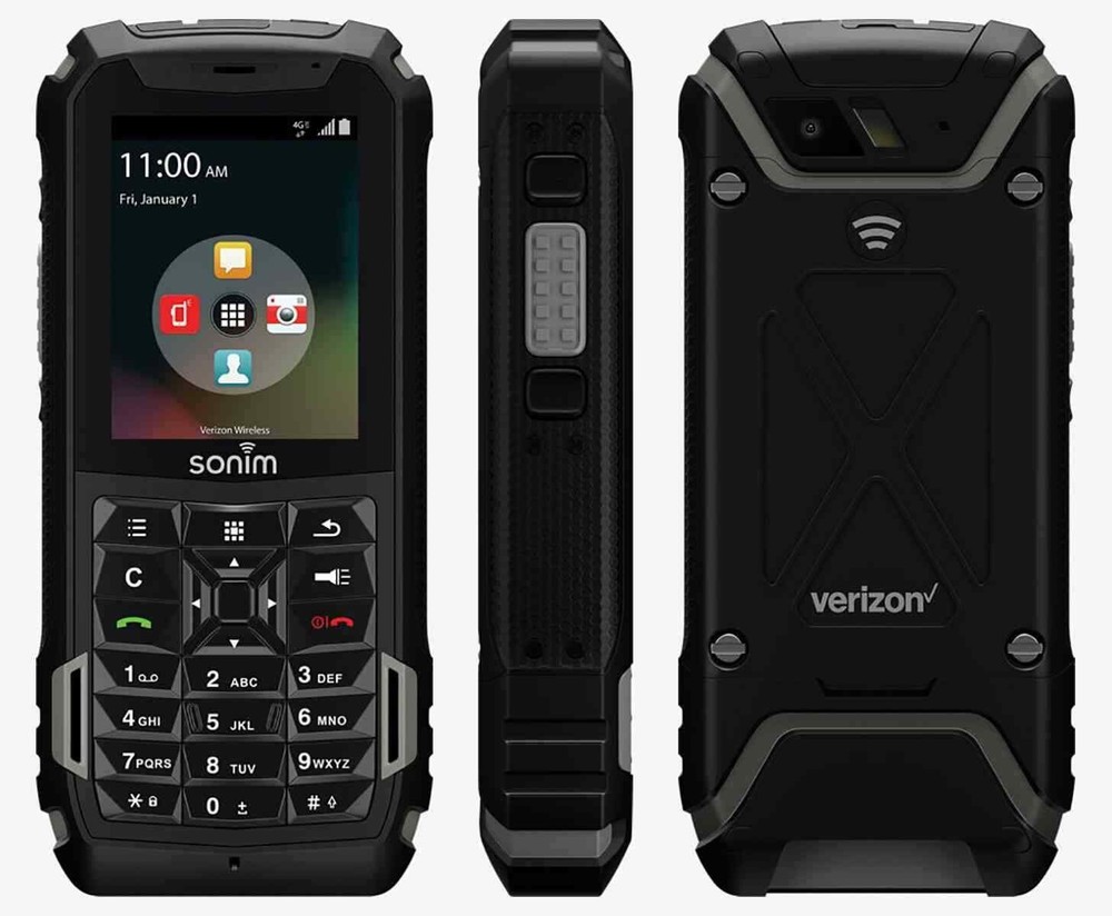 Sonim XP5 XP5700 4GB Black Verizon Rugged Phone with WiFi Good