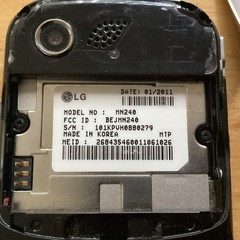 LG Imprint MN240 – Silver and Black ( MetroPCS ) Very Rare CDMA Slider Phone