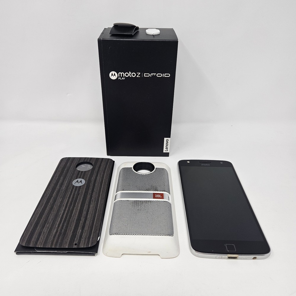 Motorola Moto Z Play XT1635-01 Parts JBL SoundBoost Box Cases Moto Mods