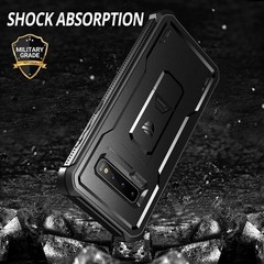 Heavy Duty Shockproof Case for Samsung Galaxy S10 with Built-in Screen Protector