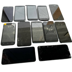 Lot of 12 Alcatel Pop 4 TCL 30Z A3 Nokia C100 T-Mobile Revvl 4 Cricket Icon 5 SL