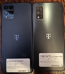 Lot of 2 T-Mobile REVVL T790W 6x Pro 256GB 128GB (T-Mobile) Smartphone Fast Ship