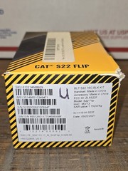 Sealed CAT S22 Flip Rugged Android Flip Phone 16GB Black T-Mobile Locked 2GB RAM