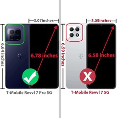 T-Mobile Revvl 7 Pro 5G Case, Heavy Duty Drop Protection Cover with Kickstand