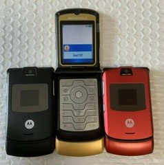 Motorola RAZR V3 GSM 850 /900 /1800 /1900 Unlocked Flip Bluetooth video Phone