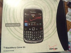 Used Blackberry 9330 Curve Verizon Black Cell Phone FOR PARTS or Repair READ DES