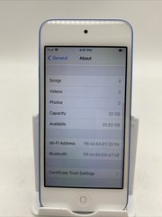 Apple iPod Touch 7th Gen A2178 32GB Media Player Wi-Fi Blue iOS 15 (S5:15)
