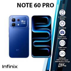 Infinix Note 60 Pro Android Cell Phone (BLUE/12GB+256GB/Dual SIM/Unlocked)