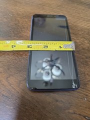 Wiko Voix Android Go Edition Smartphone – Blue – Cracked Screen – Powers On