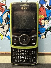 Vintage Samsung Propel (SGH-A767) Green Untested