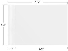 4X6 Photo Sleeves (200 Count) – Mother’S Day Crystal Clear Archival Plastic Slee