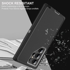 2PCS Heavy Duty Case & Screen Protector for Samsung Galaxy S25 Ultra Military Gr