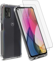 Clear Case for Motorola Moto G Stylus 2021 with Tempered Glass Screen Protectors