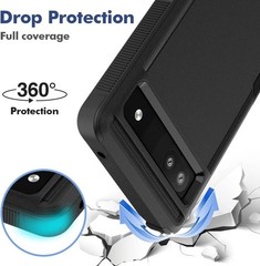 for Google Pixel 6a Case, PC+TPU Two-in-one Double-Layer Anti-Fall Mobile Phone