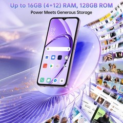2026 OUKITEL C2 Cell Phone 6.52″ HD 90Hz 16+128GB 5150mAh Android 14 T-Mobile