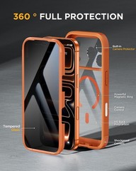 Magnetic iPhone 17 Pro Max Case with Privacy Screen Protector and Full Camera Pr