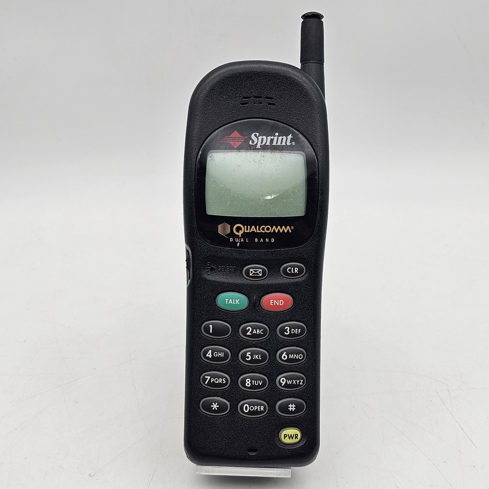Vintage Qualcomm QCP-2700 (Sprint) Mobile Brick Phone Dual Band – For Parts